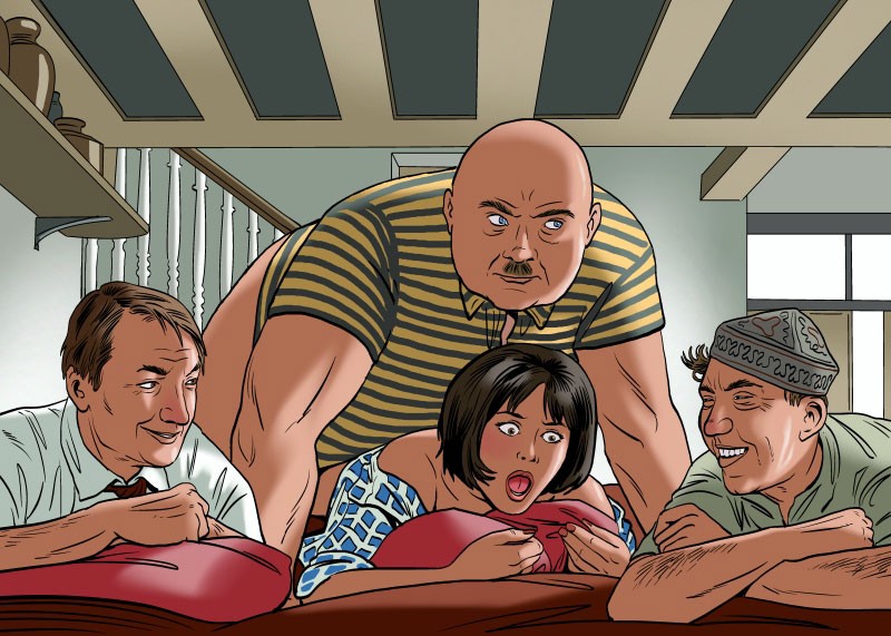 1605409-Georgy_Vitzin-Kidnapping_Caucasian_Style-Natalia_Varley-Yevgeny_Morgunov-Yuri_Nikulin-tzratzk-800x571.jpg